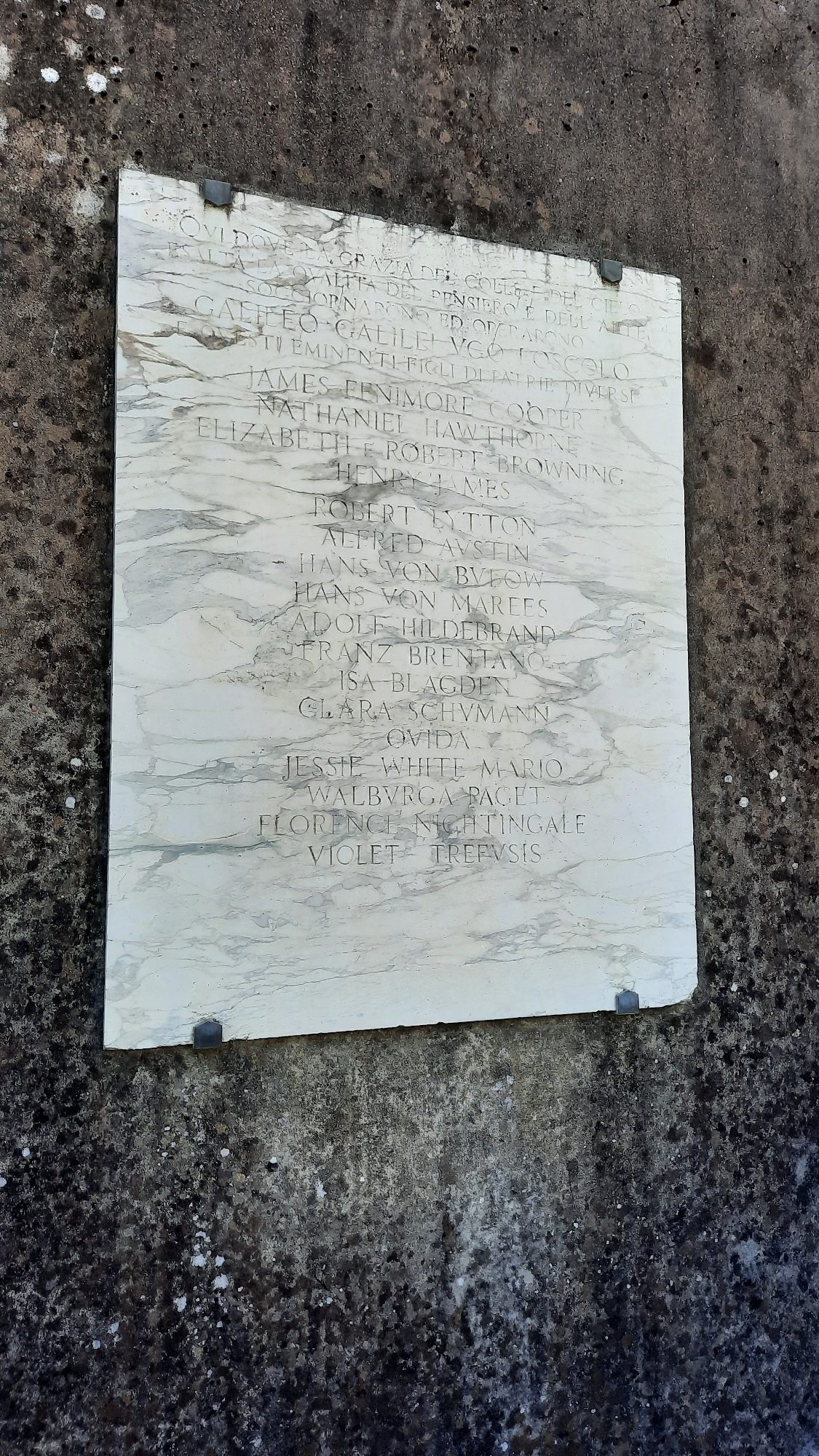 Bellosguardo Hill memorial tablet, Florence - 02.jpg